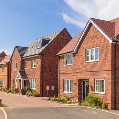 Two new build houses in the UK
